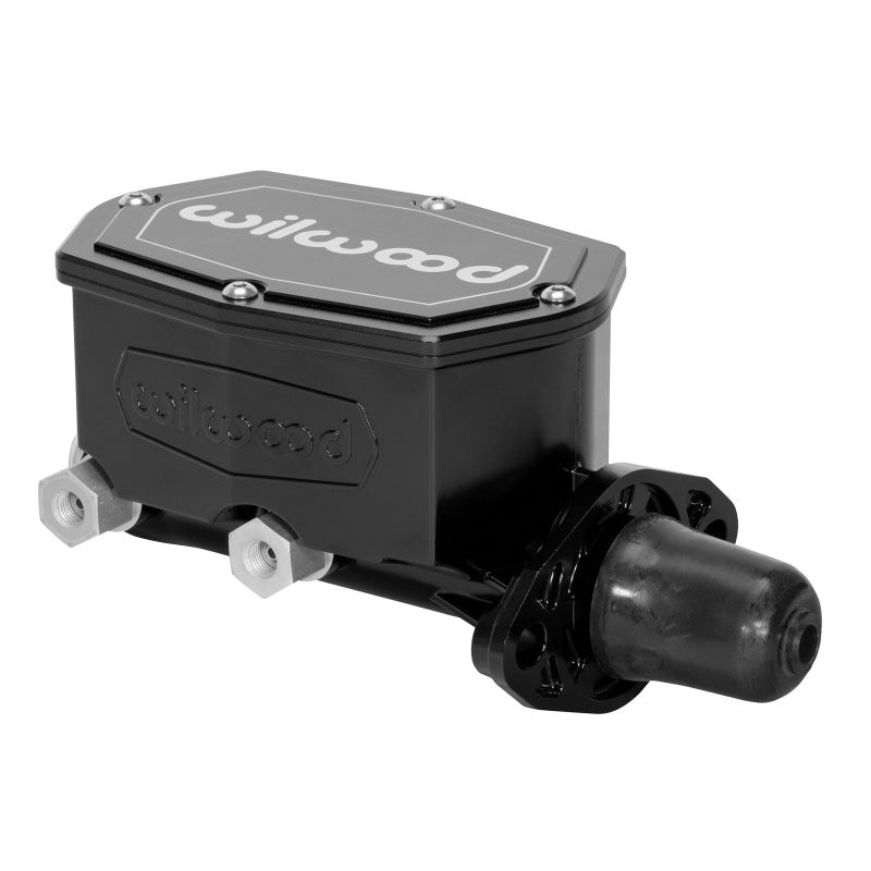 Wilwood Tandem Master Cylinder - 1-1/8" Bore - 1.100" Stroke - Integral Reservoir - Aluminum - Black