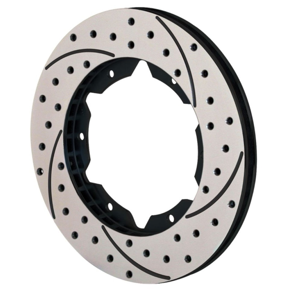 Wilwood SRP Drilled Performance Rotor - LH - 10.75" Diameter - .810" Width - 6 x 6.25" Bolt Circle