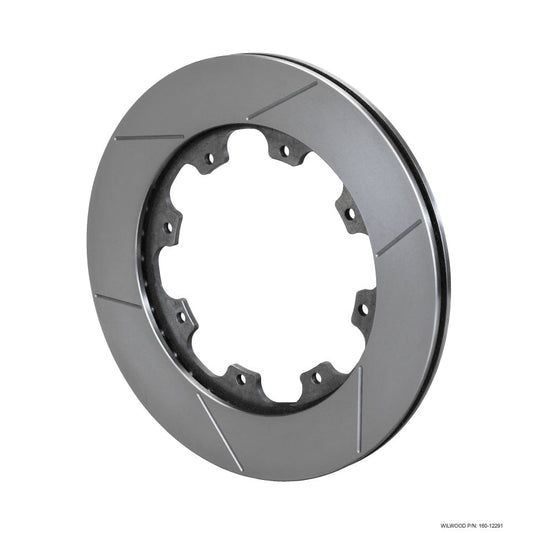 Wilwood GT 36 Curved Vane Spec-37 Rotor - RH - .810" Width - 12.19" Diameter - .810" Width - 8 x 7.00" Bolt Circle - .326" Hole - 9.6 lbs.