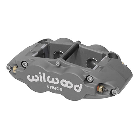 Wilwood Superlite Brake Caliper - Passenger Side - 4 Piston - Aluminum - Gray - 14.00" OD x 1.250" Thick Rotor - 5.98" Radial Mount
