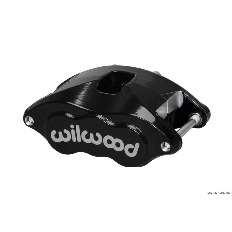 Wilwood D52 Brake Caliper - 2 Piston - Black - 12.190 in OD x 1.040 in Thick Rotor - 7.060 in Floating Mount