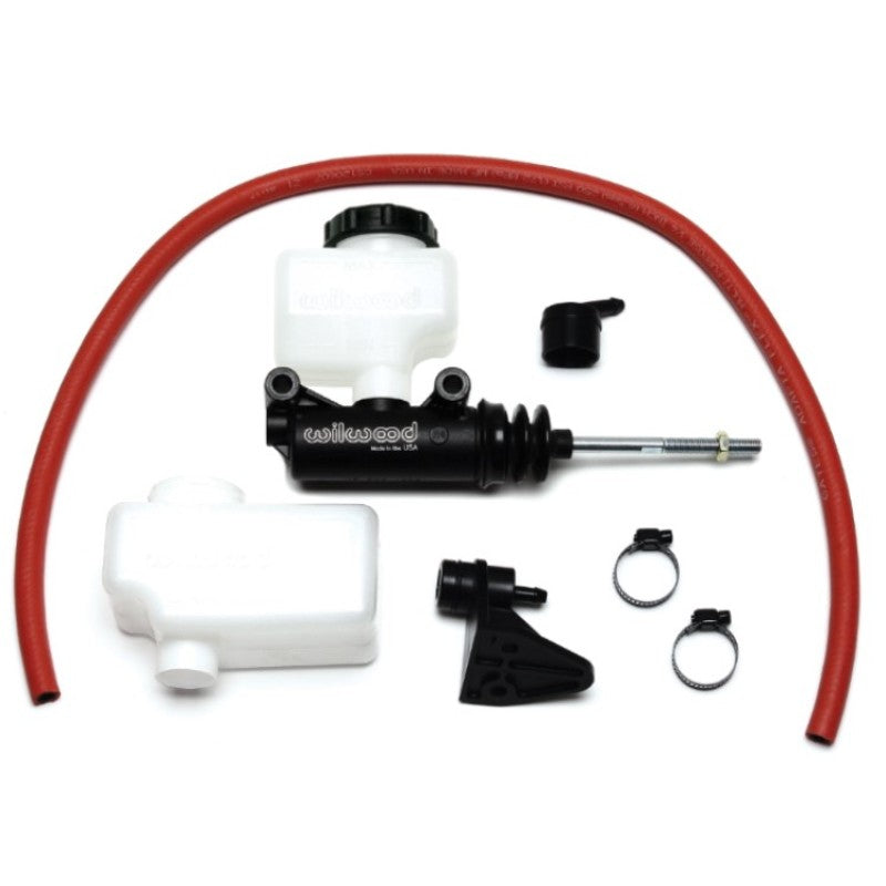 Wilwood Compact Remote Side Mount Master Cylinder - 7/8" Bore - Banjo Outlet