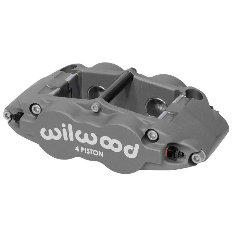 Wilwood Superlite Brake Caliper - Driver Side - 4 Piston - Aluminum - Gray - 14.00" OD x 1.250" Thick Rotor - 5.98" Radial Mount