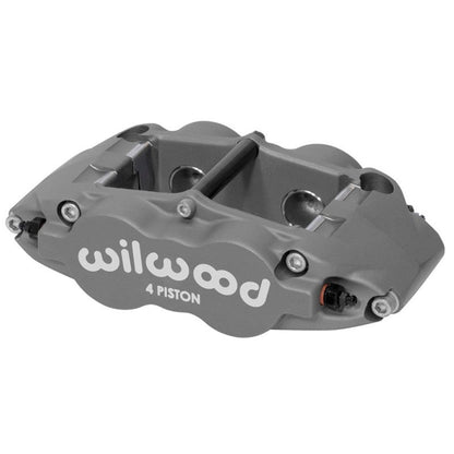 Wilwood Superlite Brake Caliper - Driver Side - 4 Piston - Aluminum - Gray - 14.00" OD x 1.250" Thick Rotor - 5.98" Radial Mount