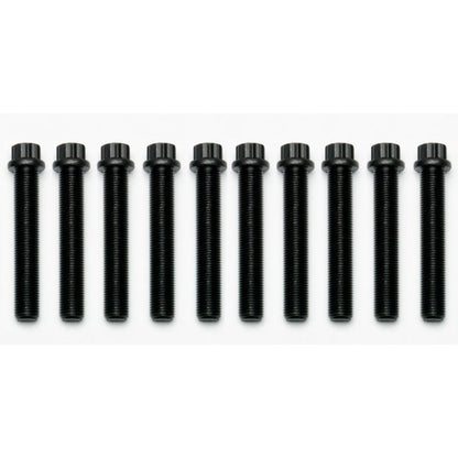 Wilwood Wheel Stud - 1/2-20 in Thread - 3 in Long - 12 Point Head - Black Oxide (Set of 10)
