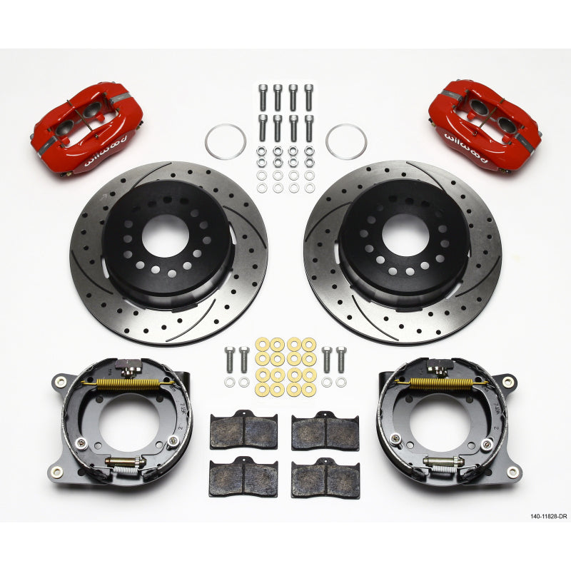 Wilwood Forged Dynalite Rear Parking Brake Kit - 57-62 Corvette