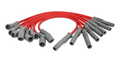 MSD 31639 Super Conductor Spark Plug Wire Set, Red