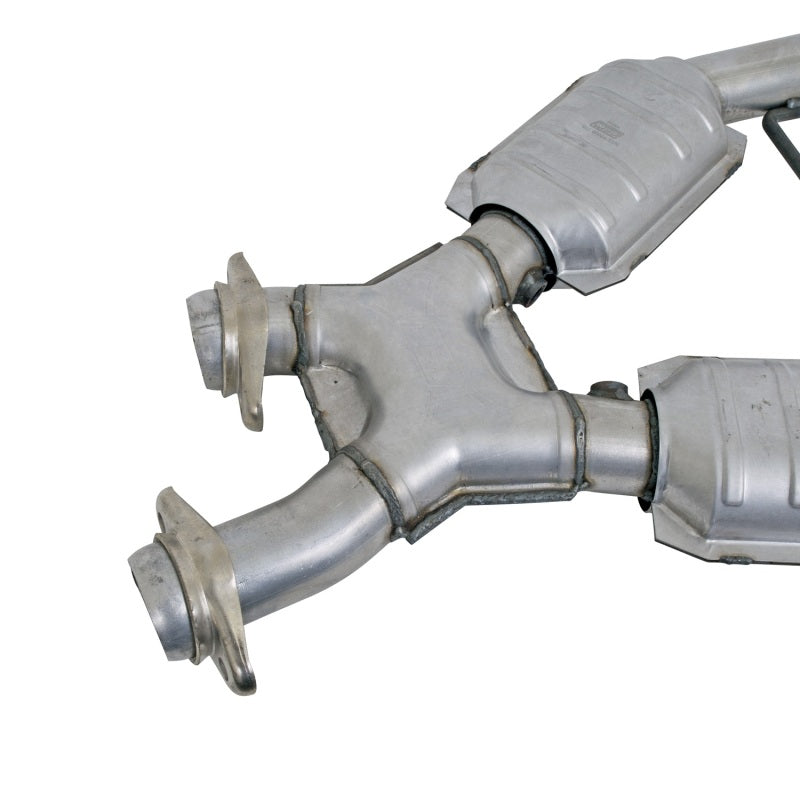 BBK 96-04 Mustang 4.6 GT High Flow X Pipe w/ Catalytic Converters (1666)