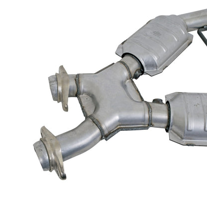 BBK 96-04 Mustang 4.6 GT High Flow X Pipe w/ Catalytic Converters (1666)