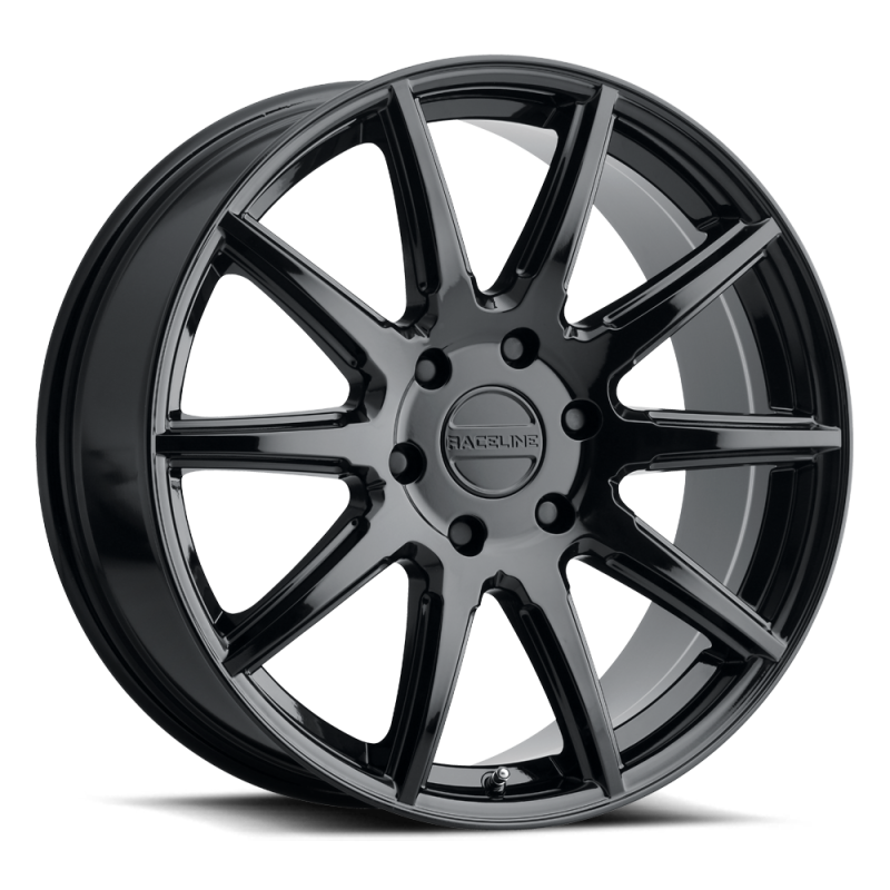 Raceline 159 Spike Gloss Black | 22x9.5" +15mm | 6x139.7mm Wheel