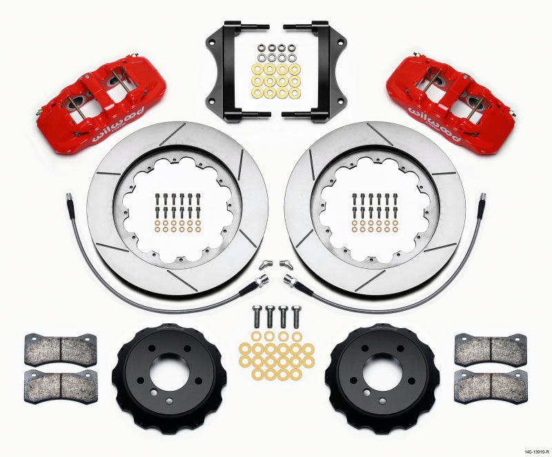 Wilwood AERO6 Front Hat Kit | BMW E90 Series (07-11) (140-13919-R)