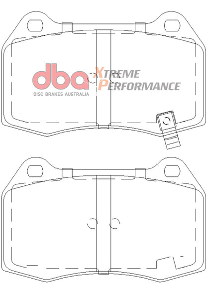 DBA Xtreme Performance Front Brake Pads | Infiniti G35 (03-07) w/ Brembo XP650 (DB1520XP)