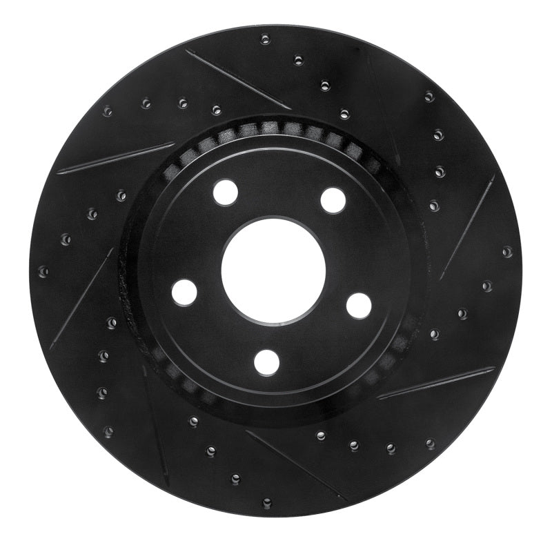DFC D&S Brake Rotor (FRONT RIGHT): Dodge Durango (11-25) - Black Zinc