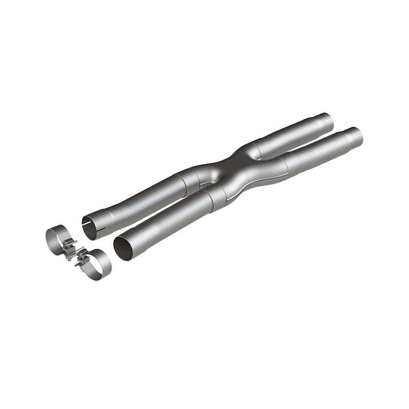 MBRP 2.5in Resonator Delete X-Pipe | Ford Mustang 15-23 / Mach-E 20-26 (S7213AL)
