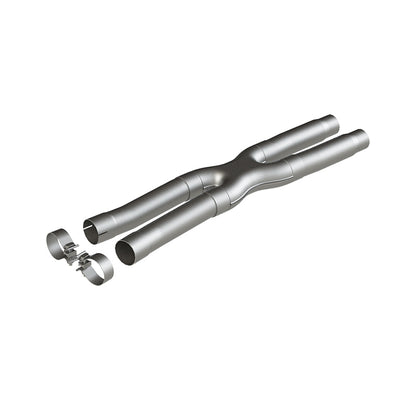 MBRP 2.5in Resonator Delete X-Pipe | Ford Mustang 15-23 / Mach-E 20-26 (S7213AL)