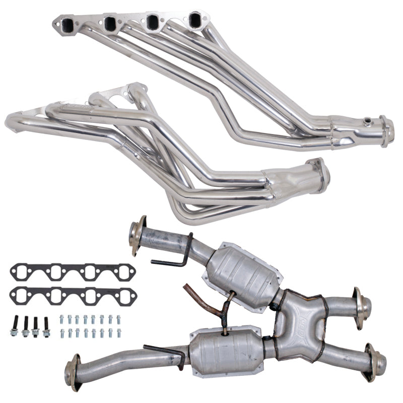 BBK 1-5/8 Long Tube Headers w/HF Catted X-Pipe | Ford Mustang 79-93 (15313)