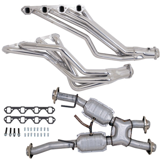 BBK 1-5/8 Long Tube Headers w/HF Catted X-Pipe | Ford Mustang 79-93 (15313)