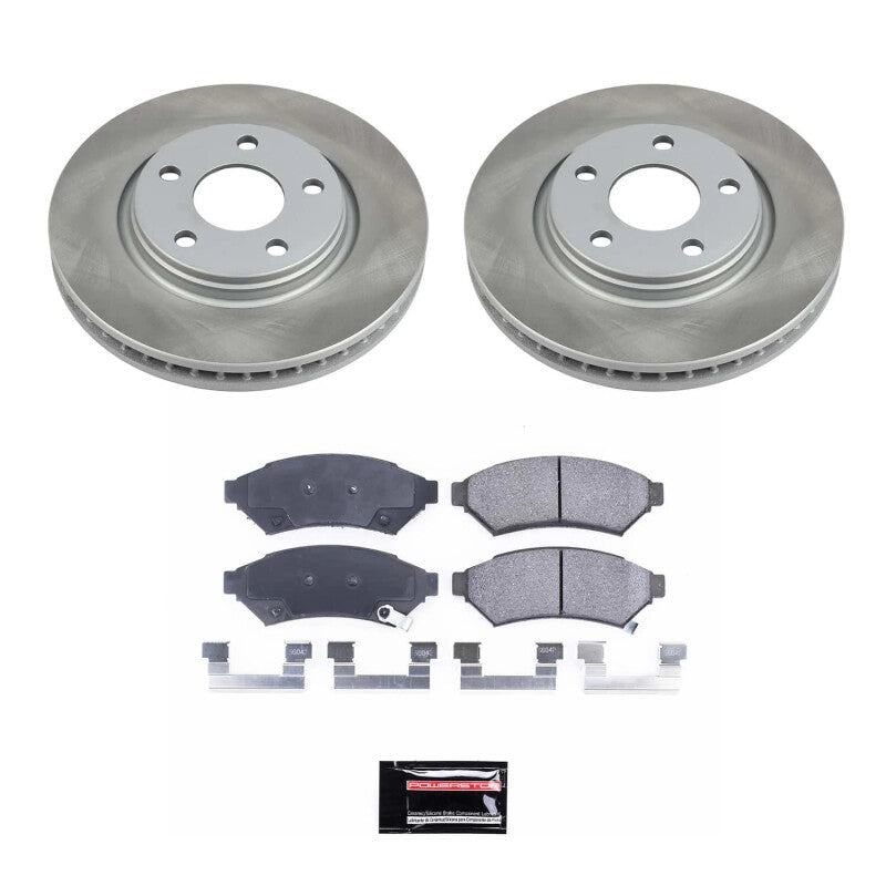 PowerStop 2005 Saturn Relay Front Semi-Coated Rotor Kit (SC1588)
