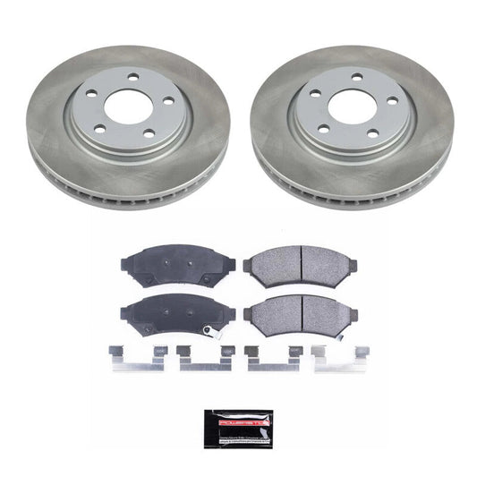 PowerStop 2005 Saturn Relay Front Semi-Coated Rotor Kit (SC1588)