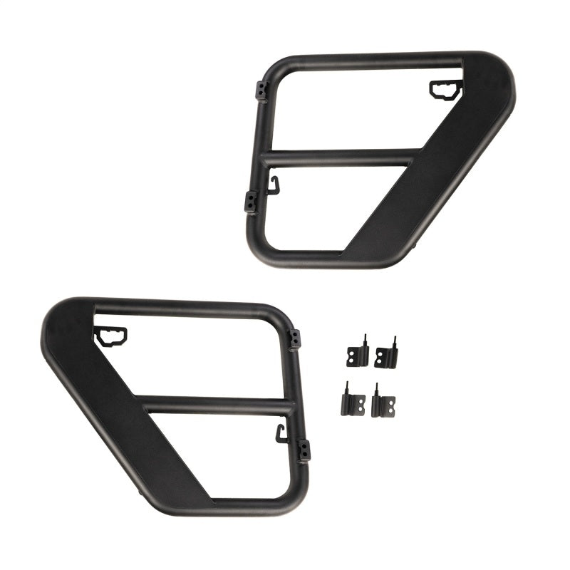 Rugged Ridge 11509.32 Fortis Tube Doors for 07-18 Jeep Wrangler JK 4-Dr