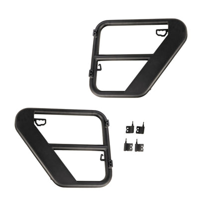 Rugged Ridge 11509.32 Fortis Tube Doors for 07-18 Jeep Wrangler JK 4-Dr