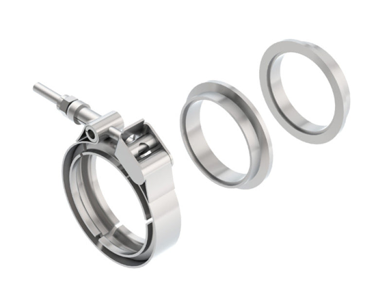 Borla SS 2.25in V-Band Clamp w/ Flanges | Universal (18007)