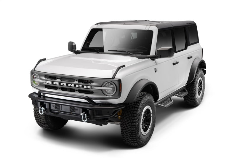 N-Fab 21-22 Ford Bronco 4 Door SRW RS Nerf Step - Full Length - 2in - Tex. Black