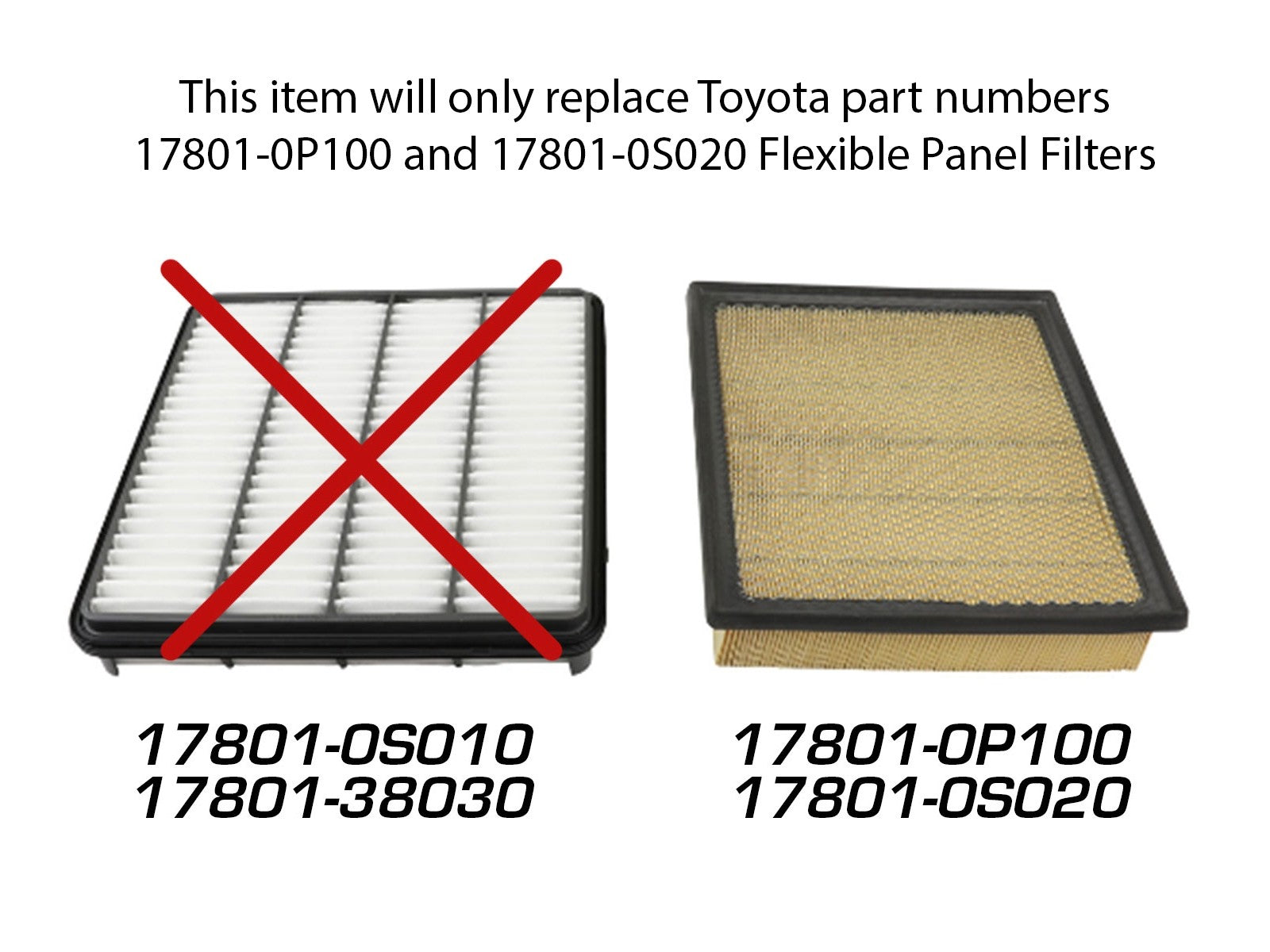 aFe Magnum FLOW OE Replacement Air Filter w/ Pro 5R Media | Toyota Tundra V8 5.7L (14) (30-10247)