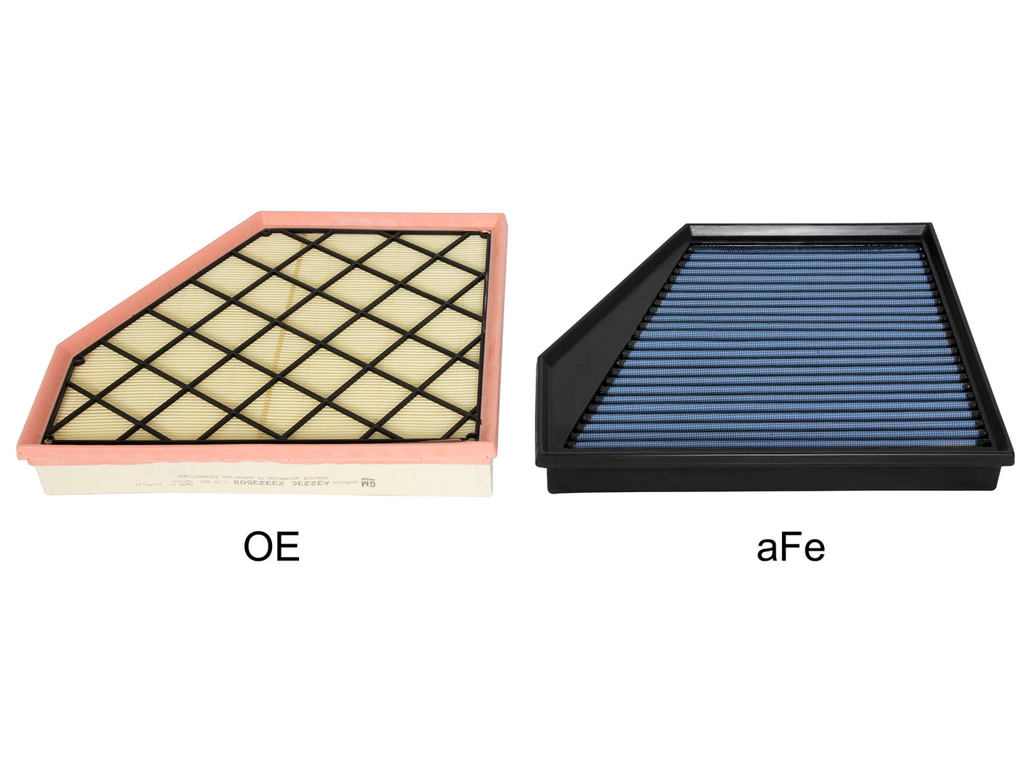 aFe Magnum FLOW OE Replacement Air Filter w/ Pro 5R Media | Chevy Camaro SS V8-6.2L (16) (30-10268)