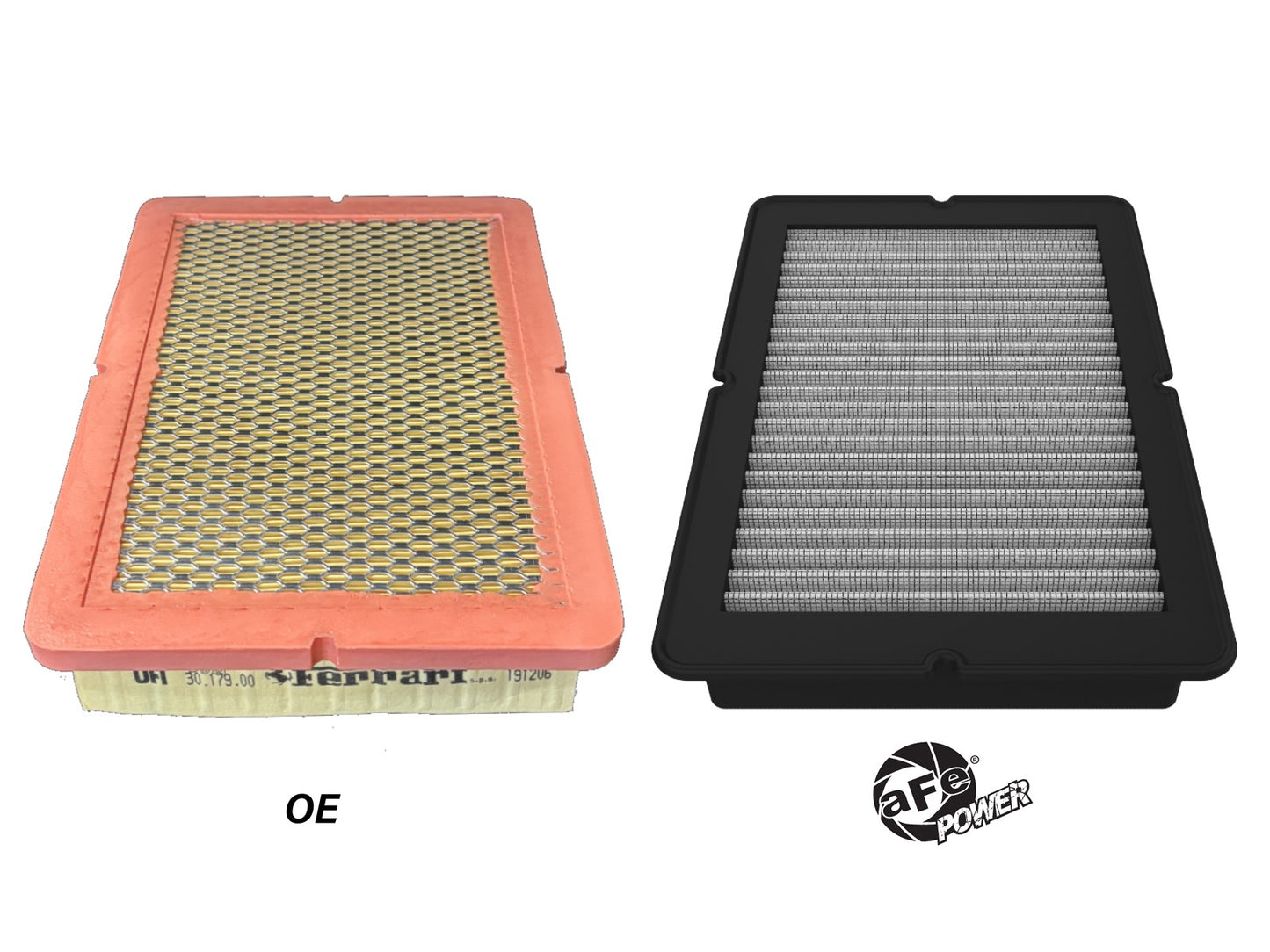 aFe Magnum FLOW Pro Dry S Air Filter | Ferrari F430 Scuderia (30-10437DM)