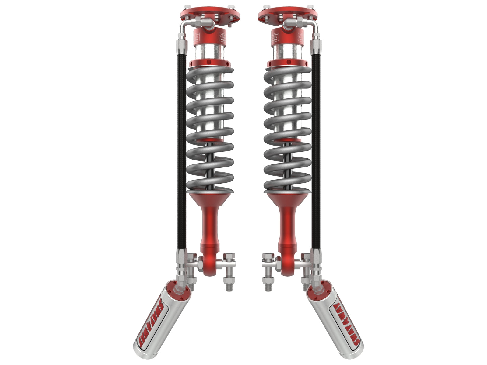 aFe Sway-A-Way 2.5in Front Coilover Kit w/ Remote Reservoirs | Ford F150 2021-23 (4WD) (301-5600-13)