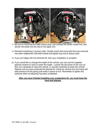 aFe Sway-A-Way 2.5in Front Coilover Kit w/ Remote Reservoirs | Ford F150 2021-23 (4WD) (301-5600-13)