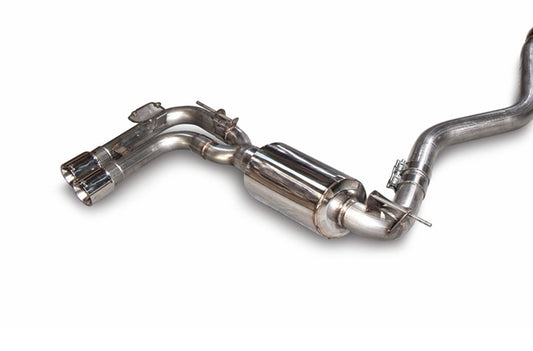 AWE Tuning Touring Edition Axle-back Exhaust for BMW F3X 28i / 30i, Single Side - Chrome Silver Tips (80mm) (3010-22022)