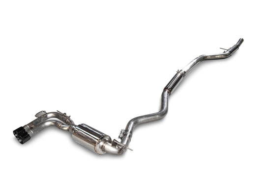 AWE Tuning Touring Edition Axle-back Exhaust for BMW F3X 28i / 30i, Single Side - Diamond Black Tips (80mm) (3010-23022)