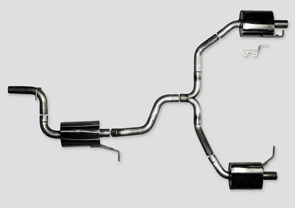 AWE Tuning Touring Edition Exhaust for VW CC 2.0T - Dual Outlet - Chrome Silver Tips (3010-32018)