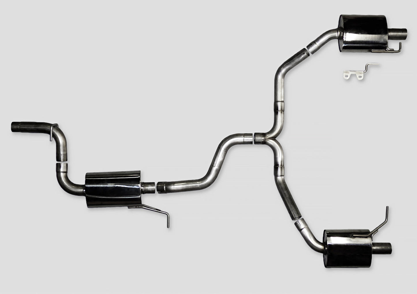 AWE Tuning Touring Edition Exhaust for VW CC 2.0T - Dual Outlet - Diamond Black Tips (3010-33022)