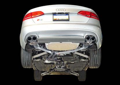 AWE Tuning Touring Edition Exhaust for Audi B8 S4 3.0T - Chrome Silver Tips (102mm) (3010-42016)