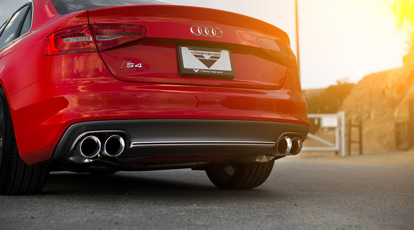 AWE Tuning Touring Edition Exhaust for Audi B8 S4 3.0T - Chrome Silver Tips (102mm) (3010-42016)