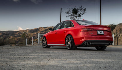 AWE Tuning Touring Edition Exhaust for Audi B8 S4 3.0T - Chrome Silver Tips (102mm) (3010-42016)