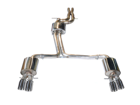 AWE Tuning Touring Edition Exhaust for Audi S5 3.0T - Chrome Silver Tips (102mm) (3010-42030)