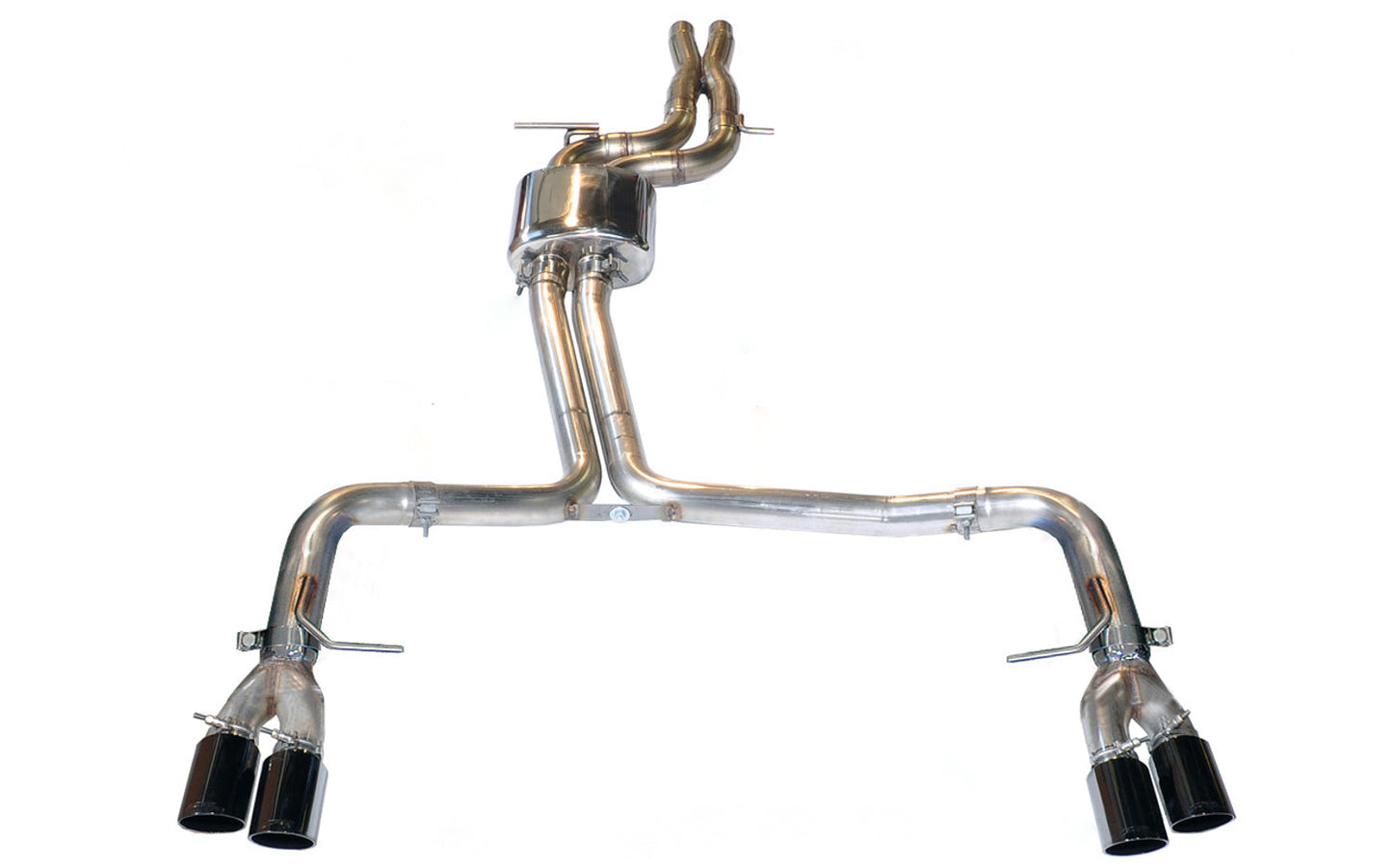 AWE Tuning Track Edition Exhaust for Audi S5 3.0T - Diamond Black Tips (102mm) (3010-43046)