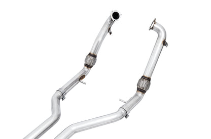 AWE Tuning Track Edition Exhaust for Audi B9 S5 Coupe - Non-Resonated - Diamond Black 102mm Tips (3010-43058)