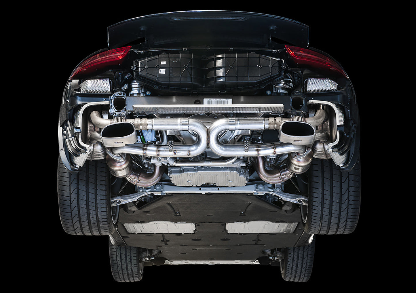 AWE Tuning Performance Exhaust for 991 Carrera - Use Stock Tips (3015-11020)