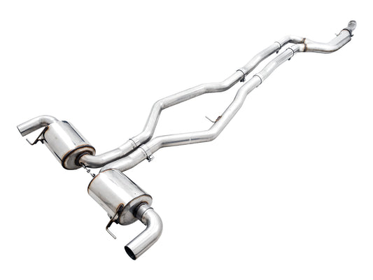 AWE Tuning Non-Resonated Touring Edition Exhaust for G2X M340i / M440i - OE Tips (3015-11058)
