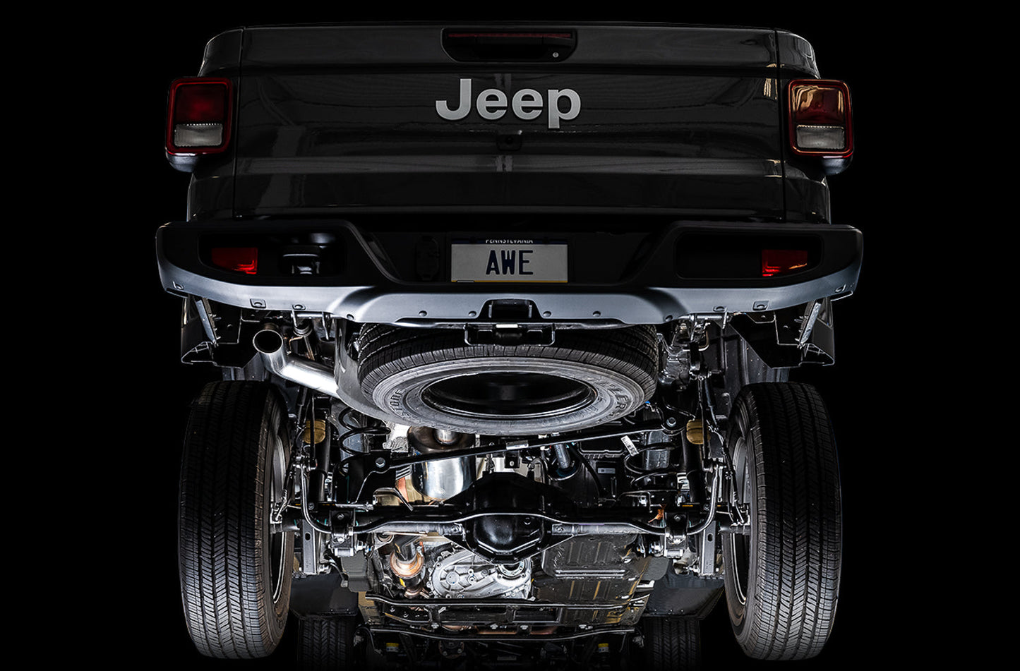 AWE Tuning Trail Edition Catback Exhaust for Jeep JK/JKU 3.6L (3015-21007)