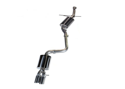 AWE Tuning Touring Edition Exhaust for B8 A5 2.0T - Single Outlet, Chrome Silver Tips (3015-22012)