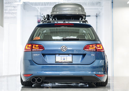 AWE Tuning Touring Edition Exhaust for VW MK7 Golf SportWagen - Chrome Silver Tips (90mm) (3015-22048)