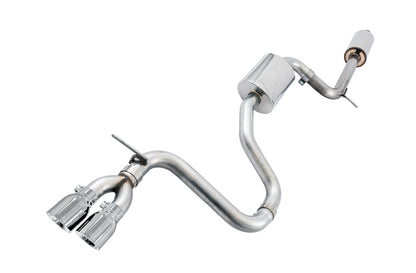 AWE Tuning Touring Edition Exhaust for VW MK7 Golf 1.8T - Chrome Silver Tips (90mm) (3015-22052)