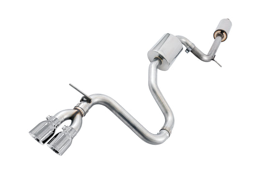AWE Tuning Touring Edition Exhaust for VW MK7 Golf 1.8T - Chrome Silver Tips (90mm) (3015-22052)