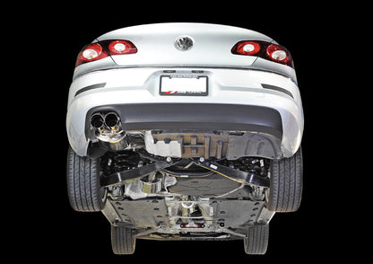 AWE Tuning Touring Edition Performance Exhaust for VW CC 2.0T - Diamond Black Tips (3015-23014)